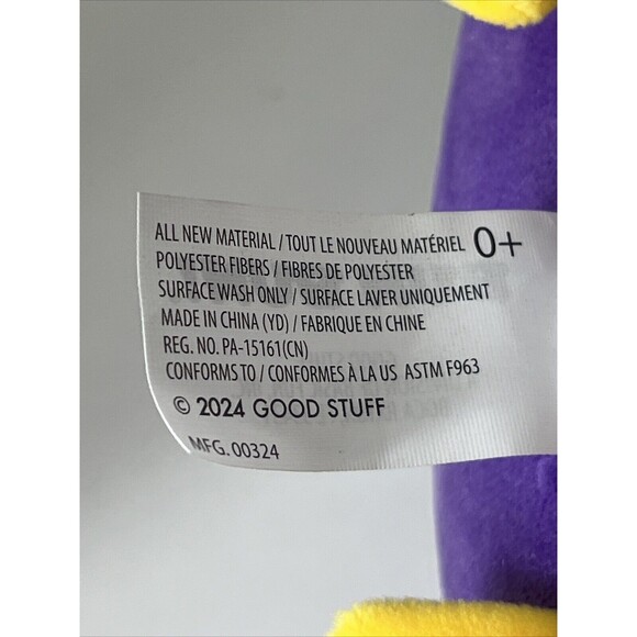 Bun Bun  baby Patti the platypus beanie Rare Item Purple NWT - Picture 7 of 11